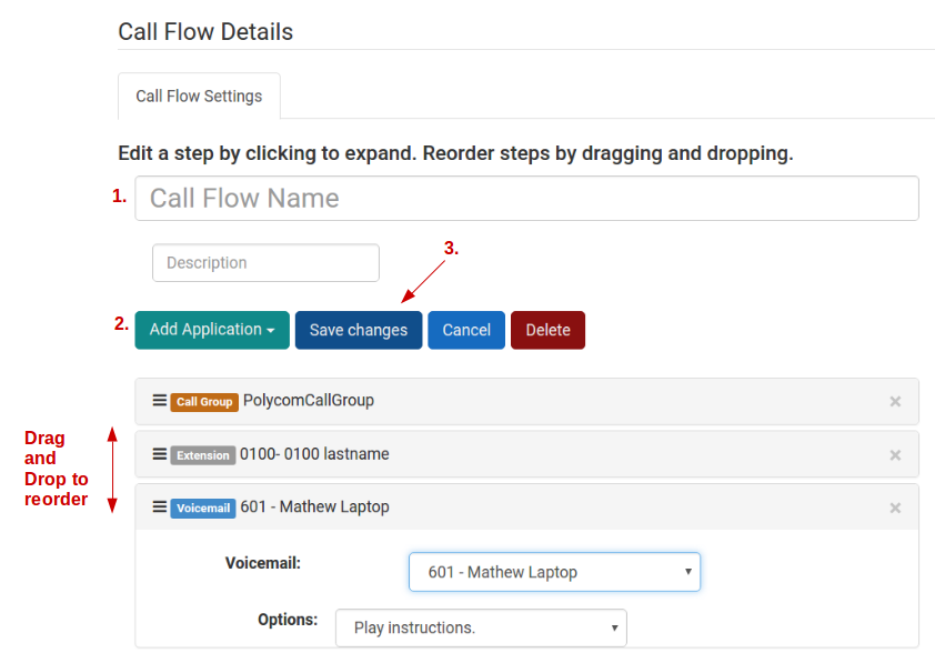 How To Create a Call Flow